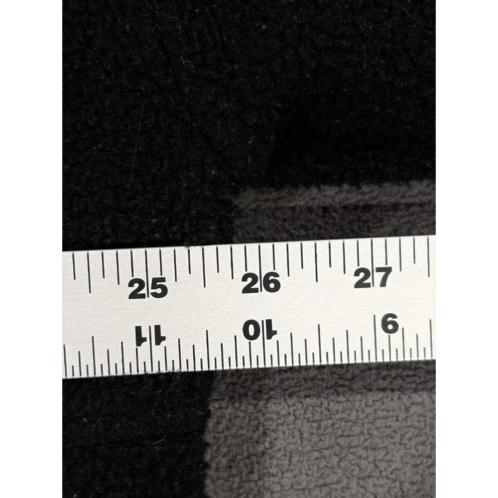 Anthropologie Wilo the Label Fleece Sweatshirt Womens Small Black Half Snap - Picture 6 of 9